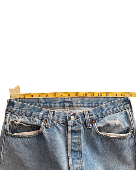 Exact Piece Size 31 - Vintage Levi's 501s, USA (20-70+ Years Old)