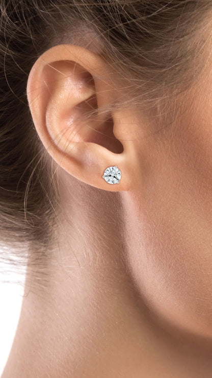 The Espresso Martini Diamond Studs - Lab - 12 Sizes