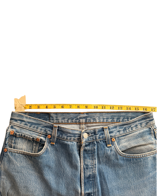 Exact Piece Size 34 - Vintage Levi's 501s, USA (20-70+ Years Old)
