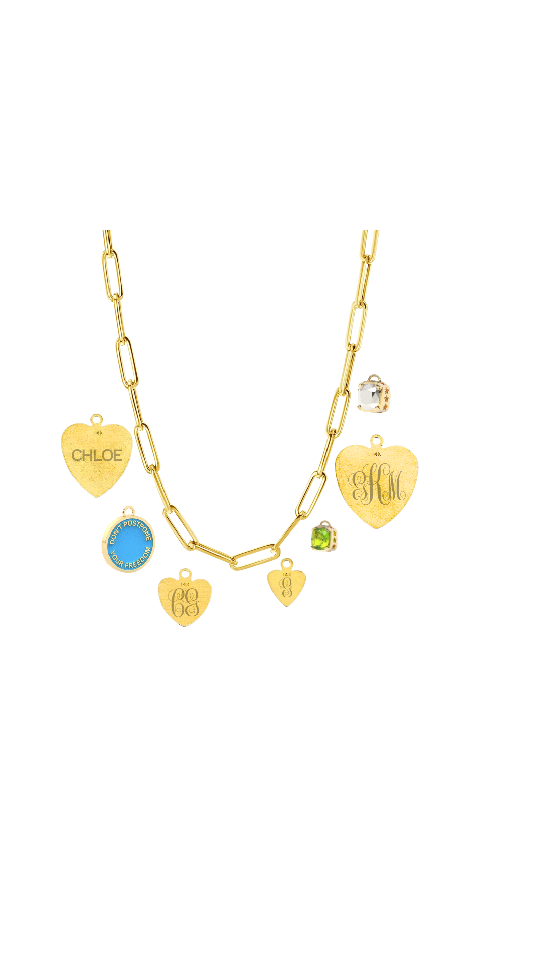 Whole Heart Fitzgerald Charm (4 Sizes)