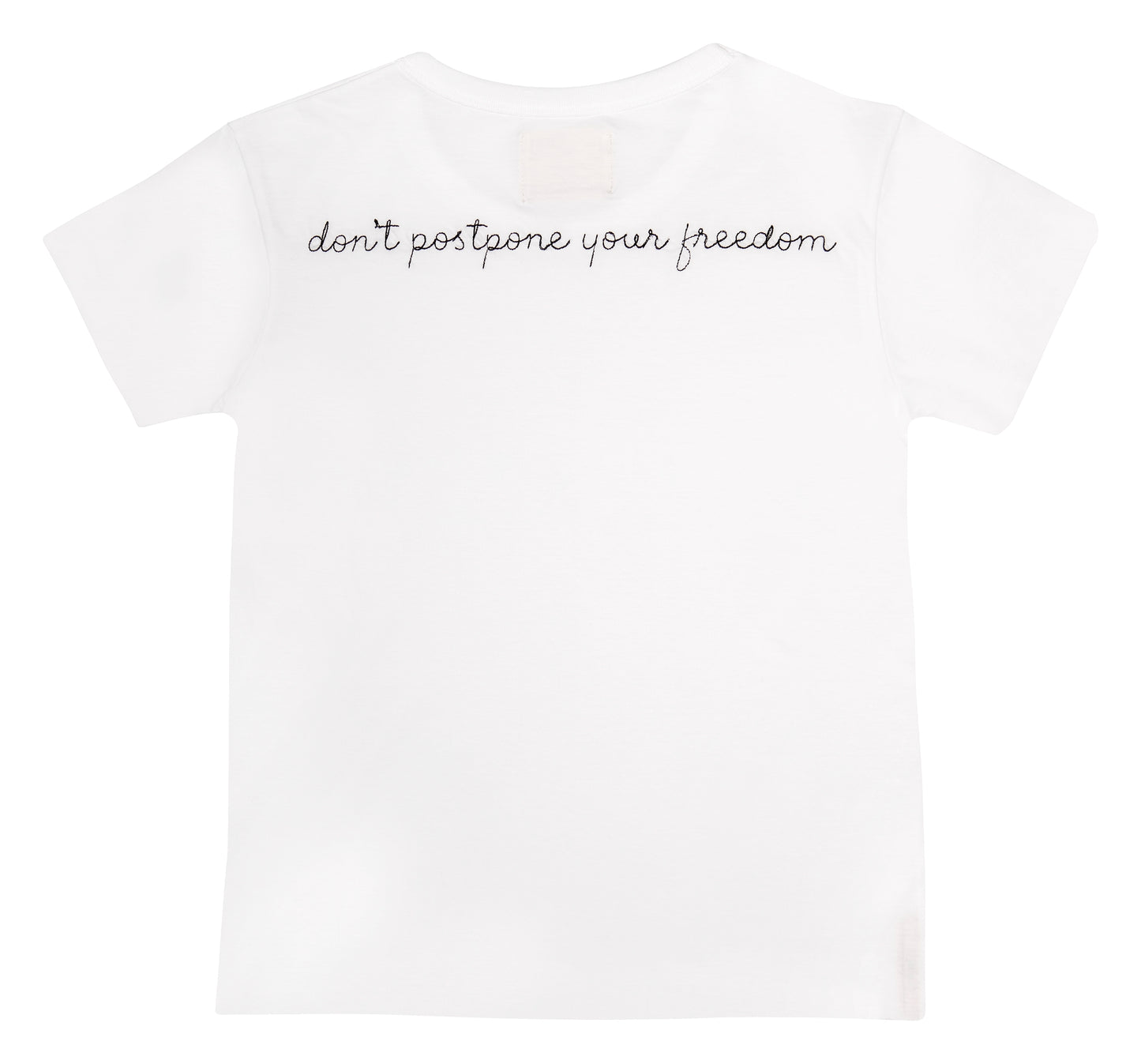 Don't Postpone Your Freedom, Baby Girl Tee