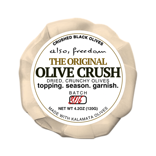 BIGGER SIZE - The Original Black Olive Crush 120g