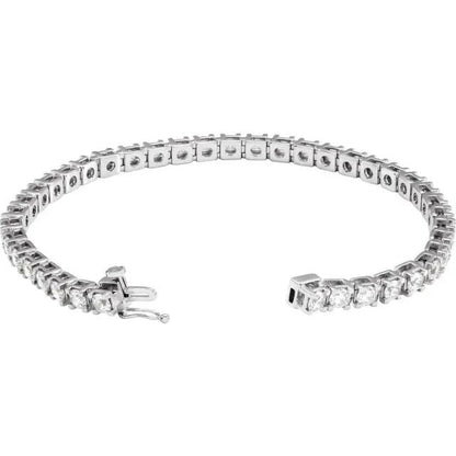 14k Love All Tennis Bracelet 8CTW