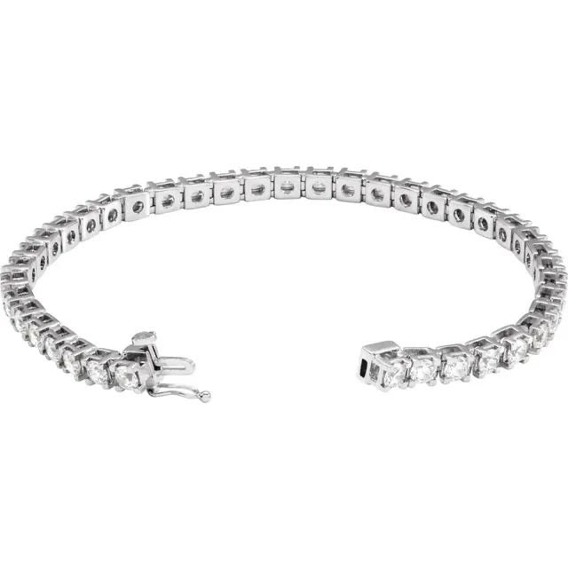 14k Love All Tennis Bracelet 6CTW