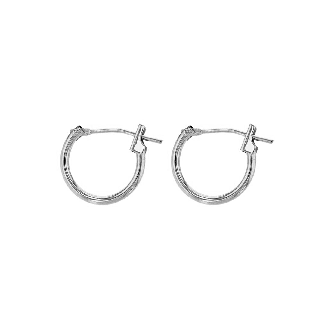 1.5cm Nude Huggie Earrings