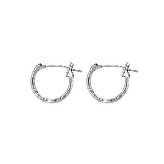 1.5cm Nude Huggie Earrings