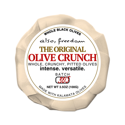 BIGGER SIZE - The Original Black Olive Crunch - WHOLE 100g