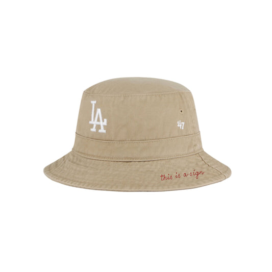 LA This is a Sign, Bucket Hat - Khaki