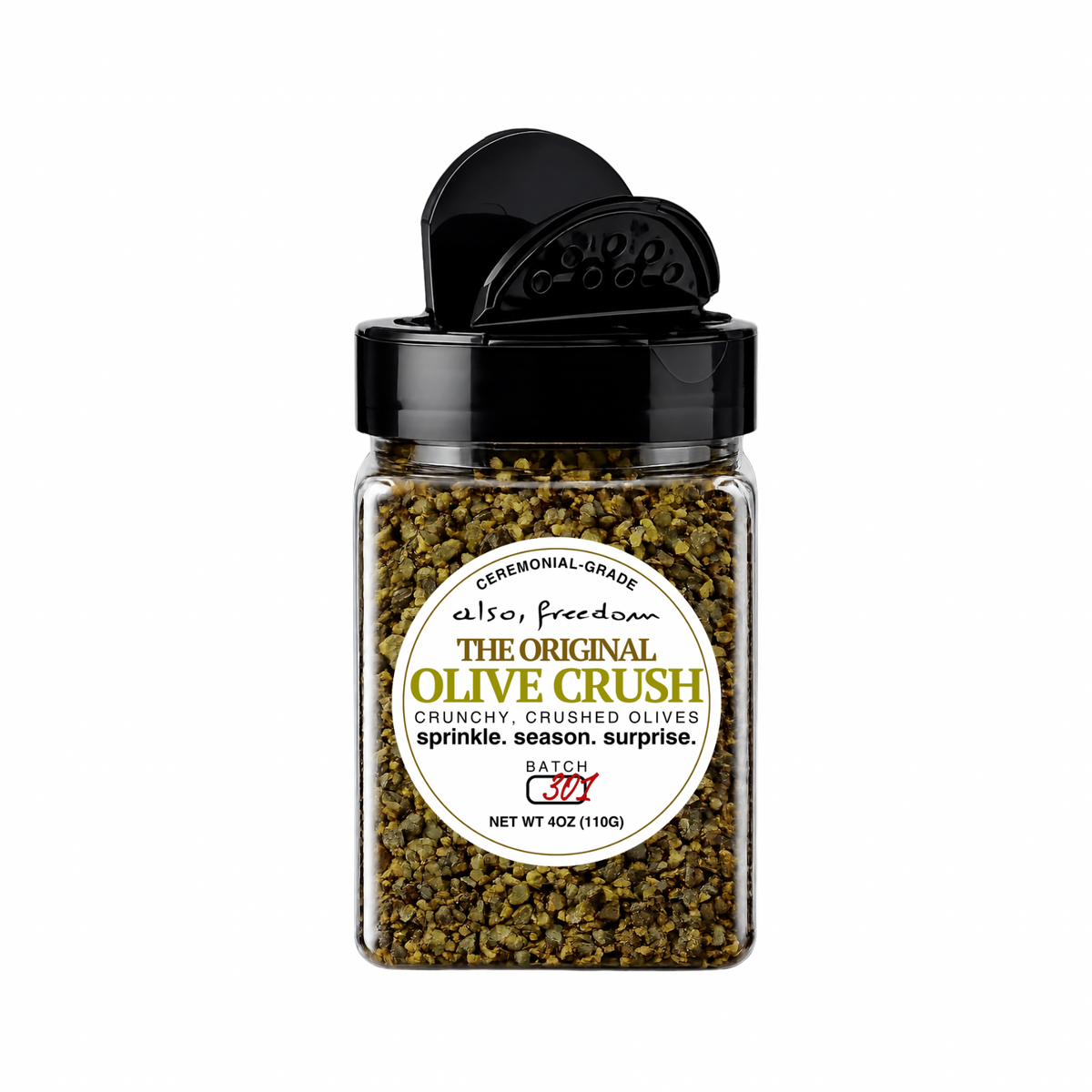 The Original Green Olive Crush - Shaker Jar 110g