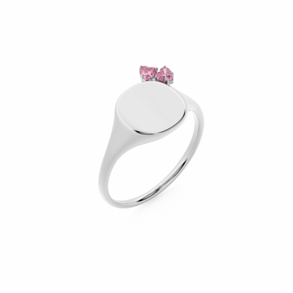 The Franca Double Heart Ring - Also, Freedom