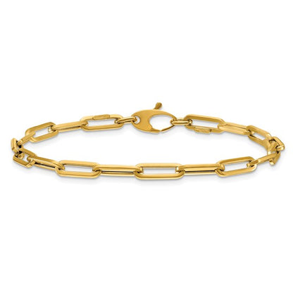 14k Paperclip Bracelet