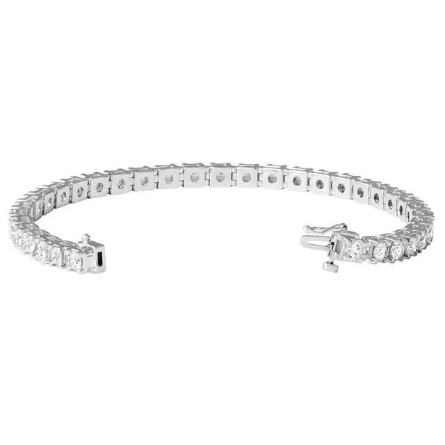 14k Love All Tennis Bracelet 8CTW