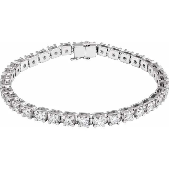 14k Love All Tennis Bracelet 1CTW