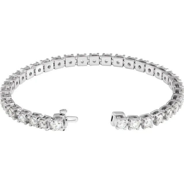 14k Love All Tennis Bracelet 6CTW