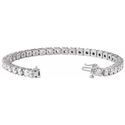 14k Love All Tennis Bracelet 1CTW