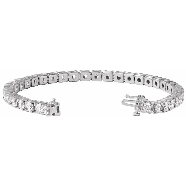 14k Love All Tennis Bracelet 8CTW