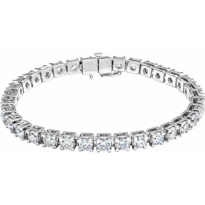 14k Love All Tennis Bracelet 9CTW