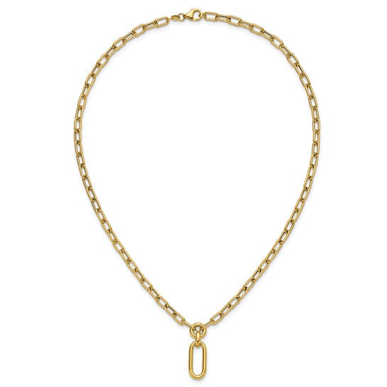 14k Light Presence Mixed Link Necklace