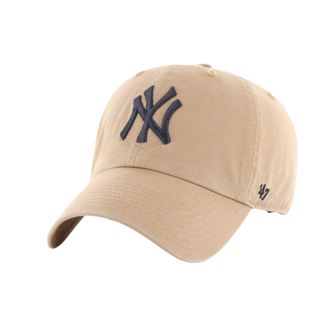 Tan, NY Strapback Hat