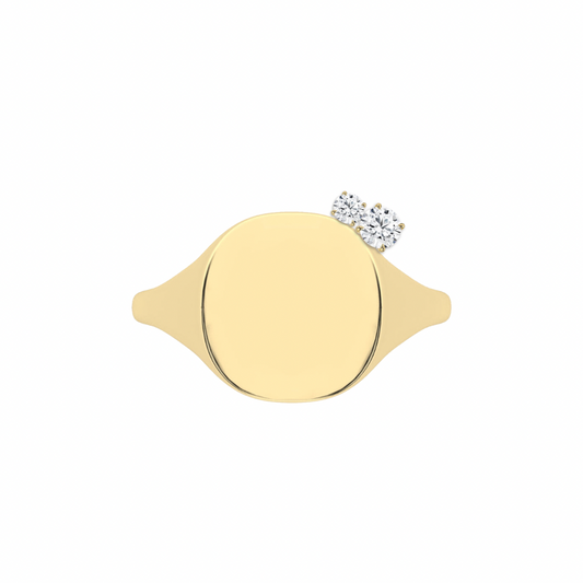 The Franca Floating Round Diamond Ring