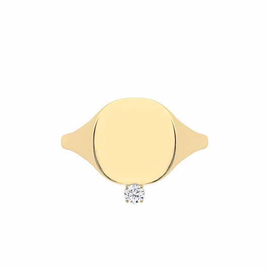 The Franca Floating Round Solitaire Diamond Ring