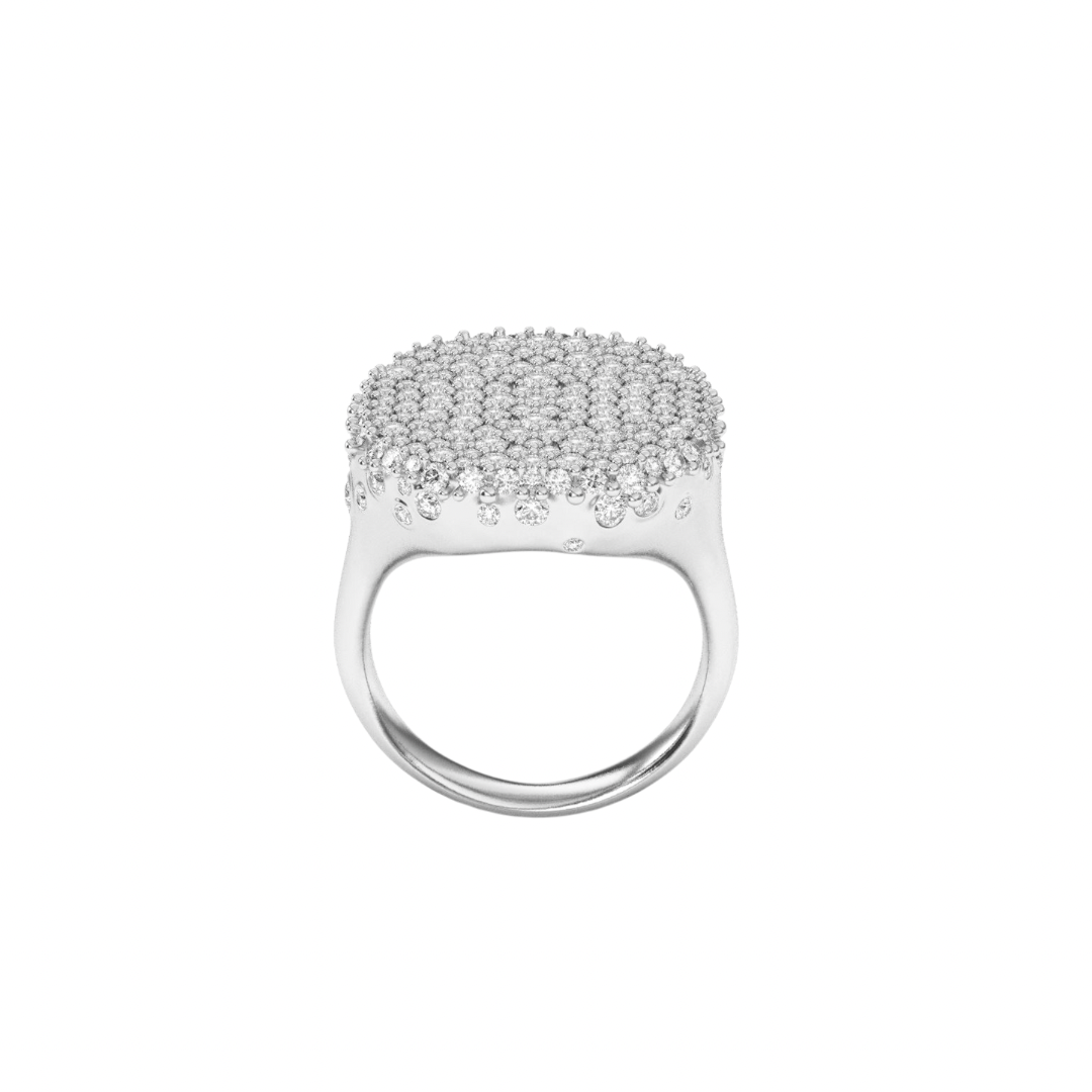 The Franca Pavé Ober Flow Diamond Ring