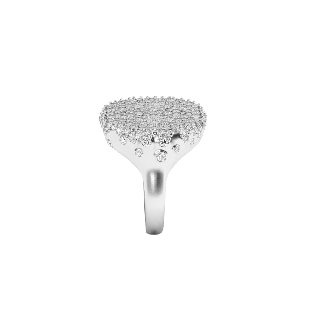 The Franca Pavé Ober Flow Diamond Ring