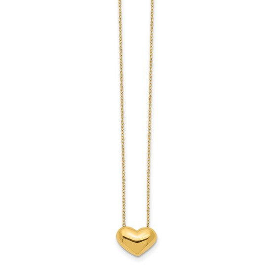 14k Sweetheart Floating Necklace - Large