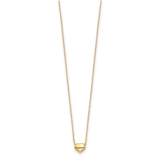 14k Sweetheart Floating Necklace - Small