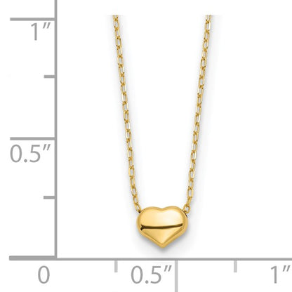 14k Sweetheart Floating Necklace - Small