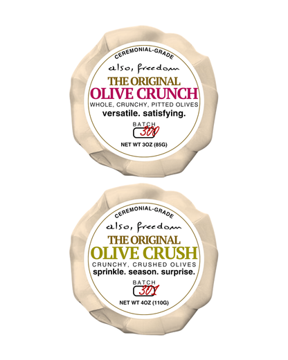 The Bigger Olive Crush & Crunch Sampler (2)