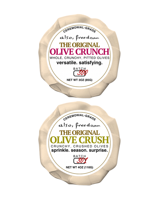 The Bigger Olive Crush & Crunch Sampler (2)