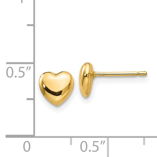 14k Sweetheart Earrings