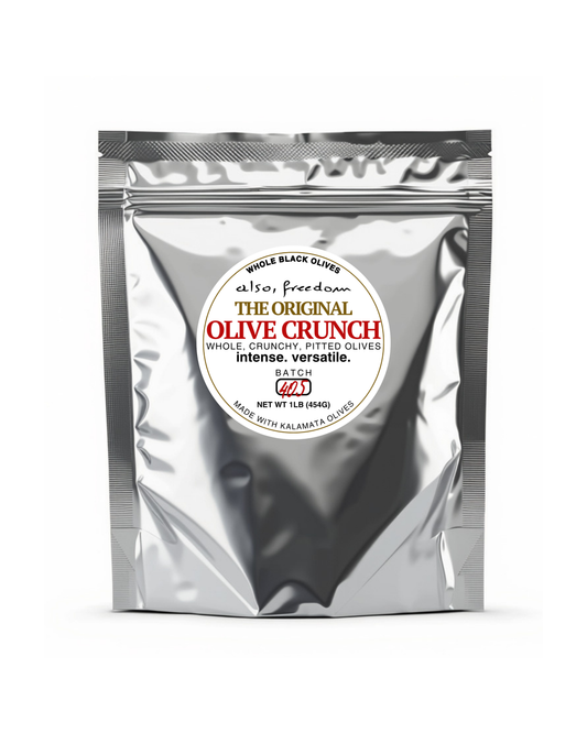 CHEF PACK - The Original Black Olive Crunch - Whole - 1 lb