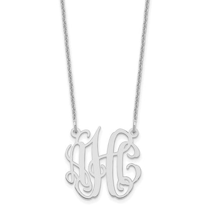 Classical Vine Monogram Necklace
