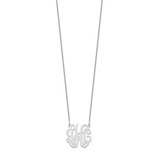 Classical Vine Monogram Necklace
