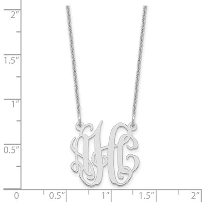 Classical Vine Monogram Necklace