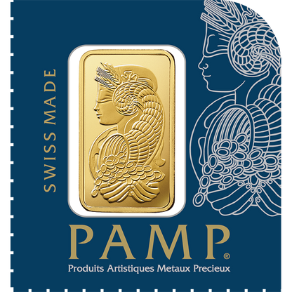 1g PAMP Suisse Gold Bar, Gift Wrapped