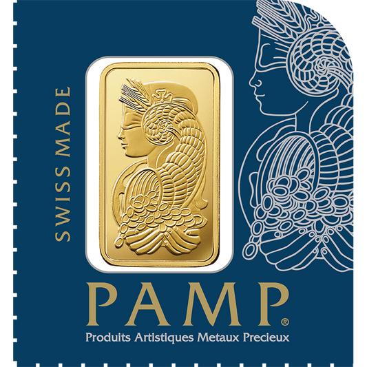 1g PAMP Suisse Gold Bar, Gift Wrapped