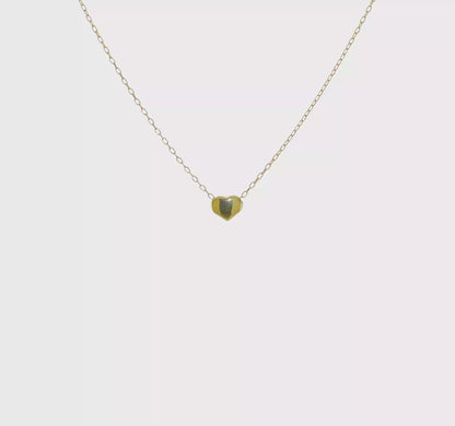 14k Sweetheart Floating Necklace - Small