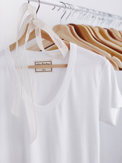 The Purist Scoop, Baby Girl Tee - Also, Freedom