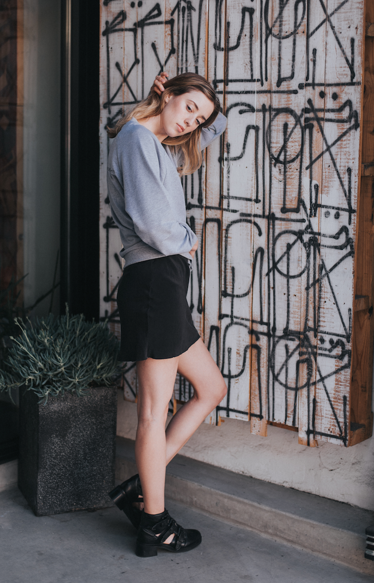 Don't Sweat Your Freedom, French Terry Sweatshirt GREY - Also, Freedom