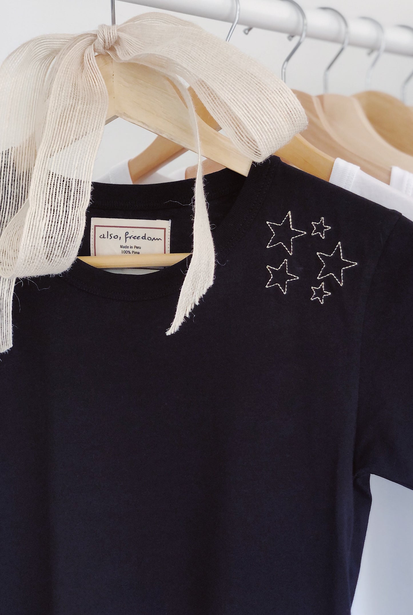 Sprinkle of Courage (Star), Long Sleeved Baby Girl Tee - Also, Freedom