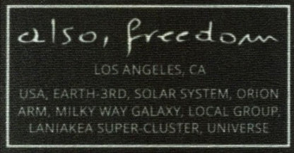 Galactic Address, LA Strapback Hat - Also, Freedom