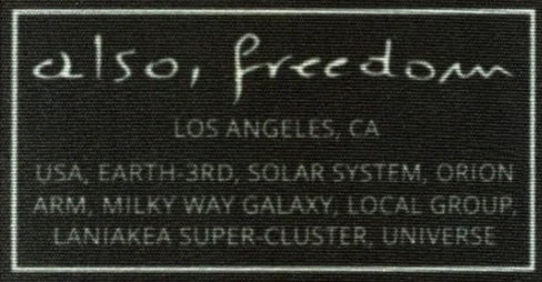 Galactic Address, NY Strapback Hat - Also, Freedom