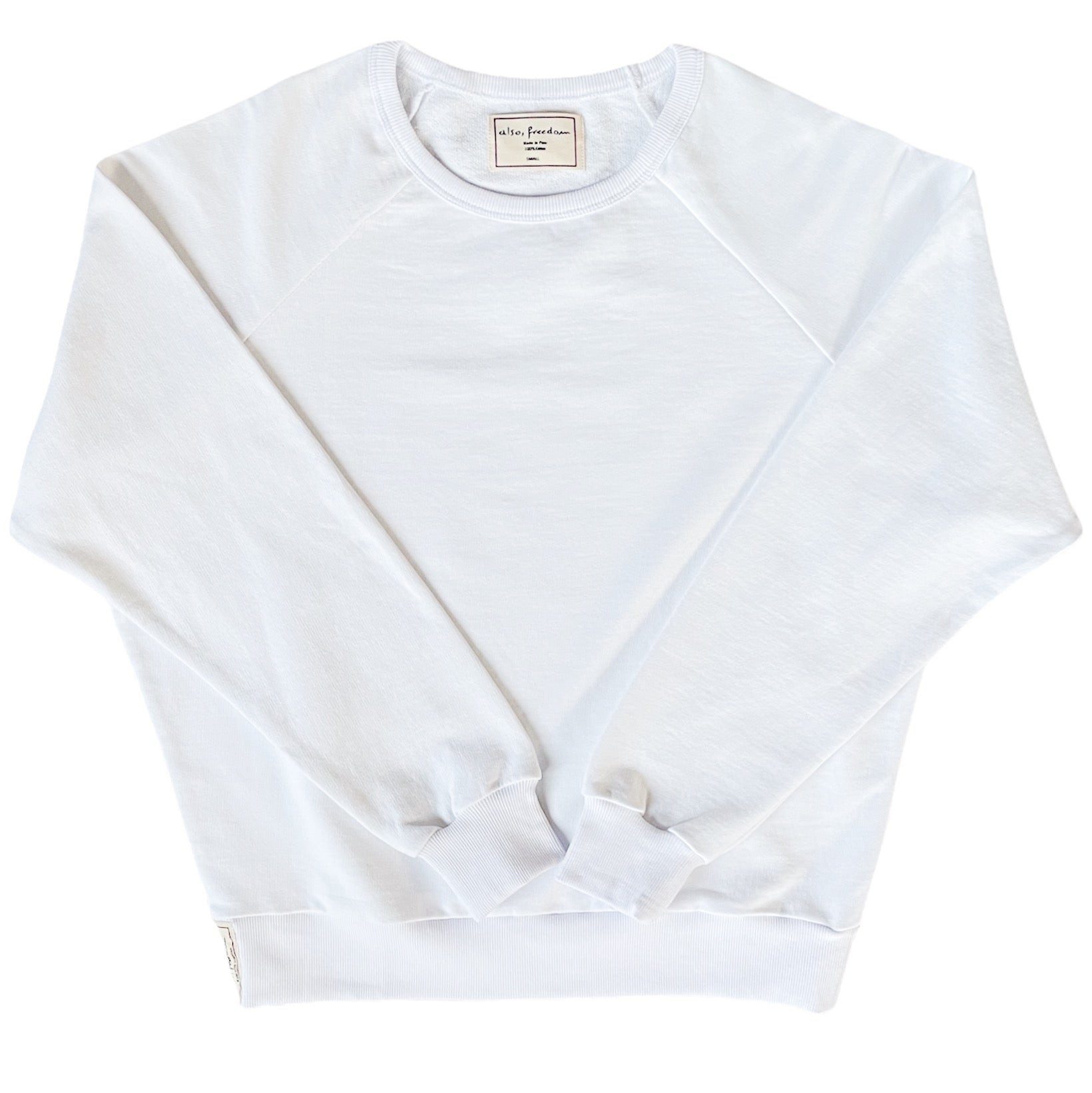 White french hotsell terry sweatshirt