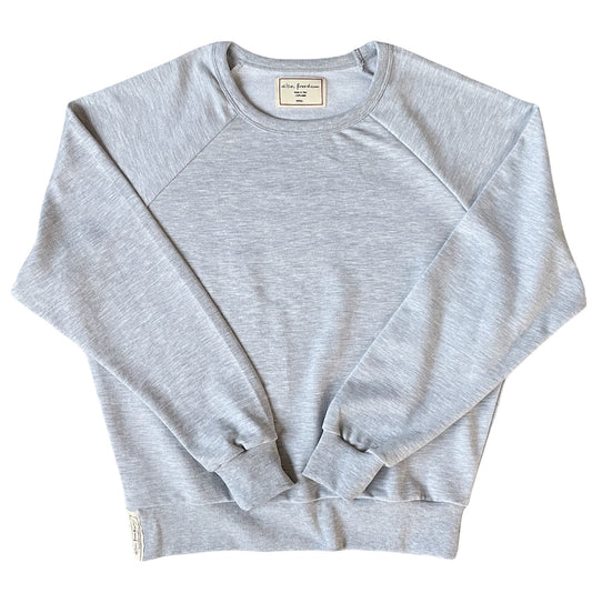 The Purist, French Terry Sweatshirt GREY - Also, Freedom